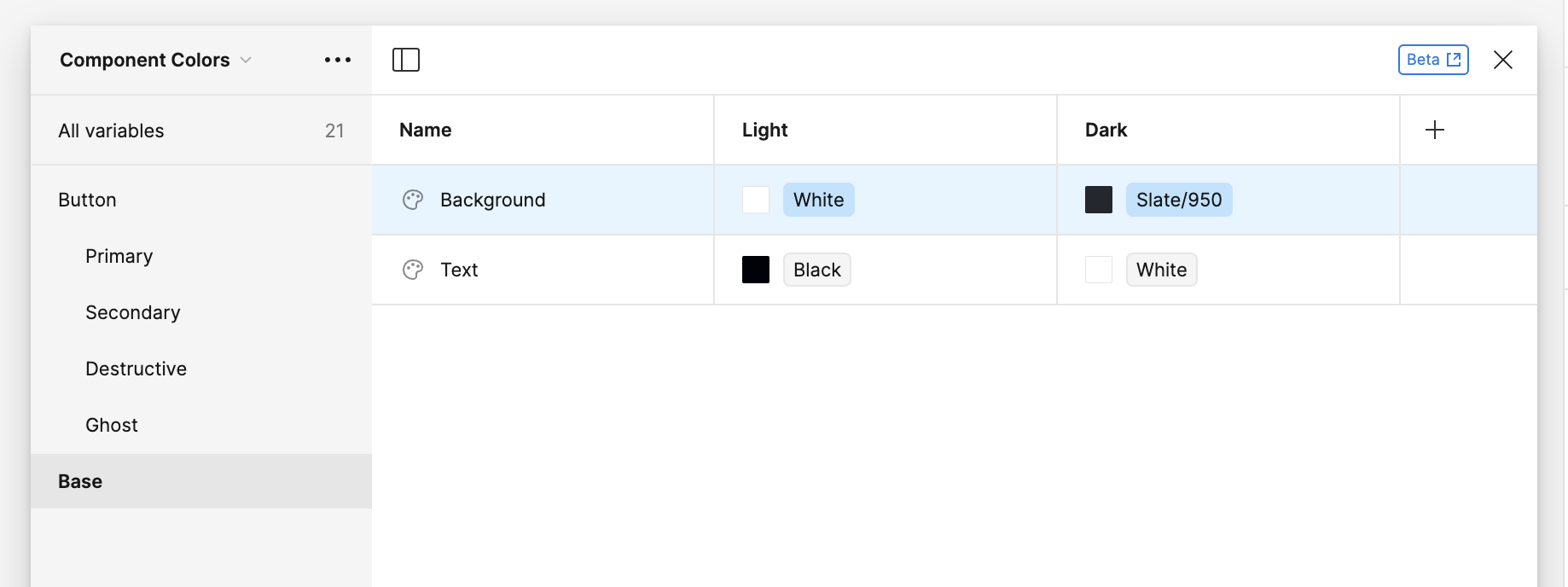 Variables for our base layer
