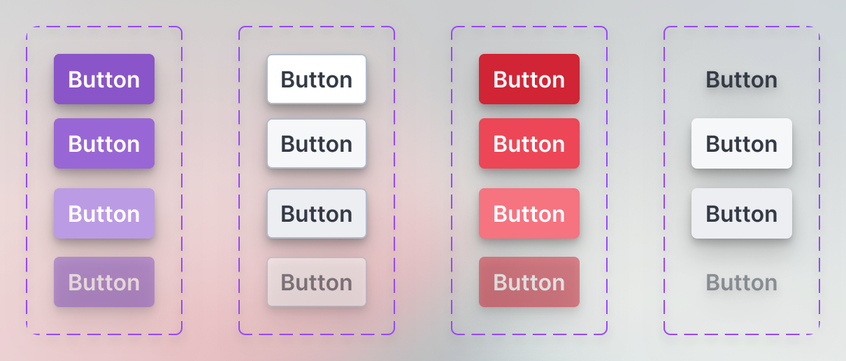 Figma button variants