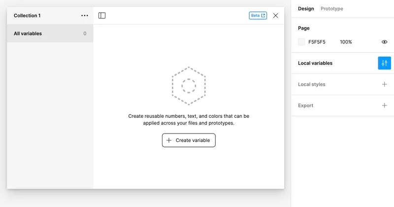 Create a new Variable
