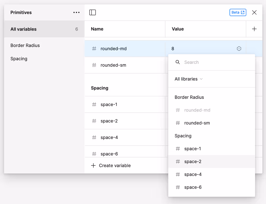 Setting up a variable alias
