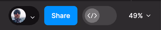Right Section of Figma's Toolbar