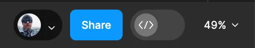 Right Section of Figma's Toolbar