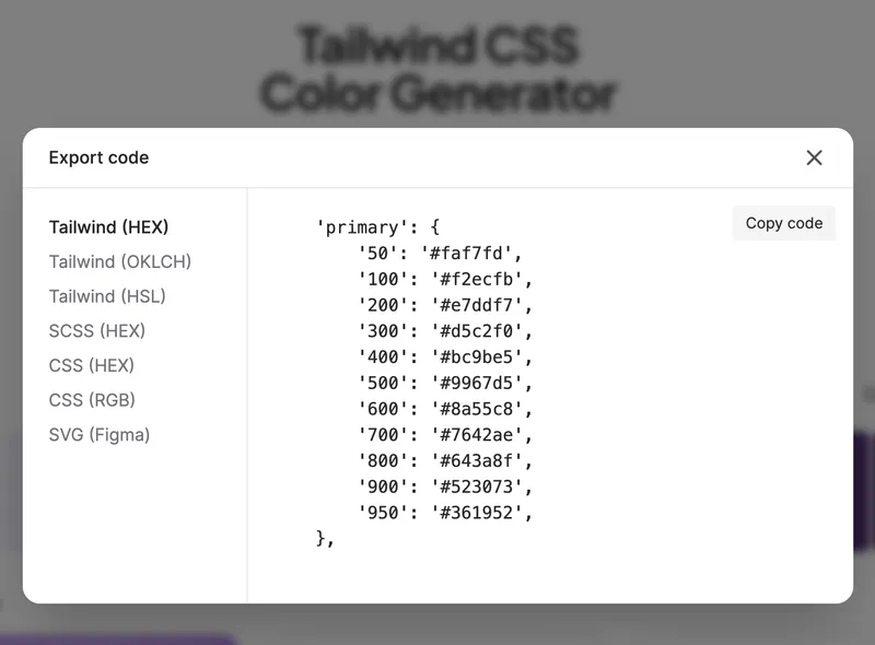 Exporting colors from UIColors.app