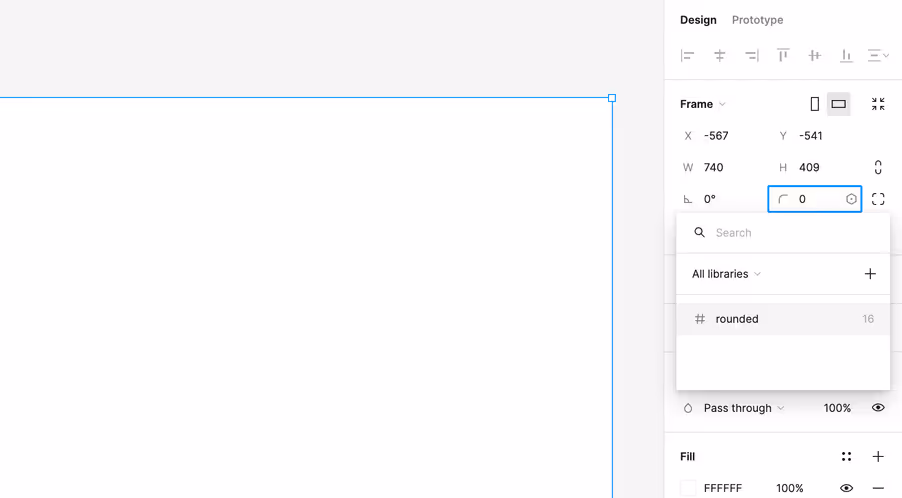 Using a Figma variable