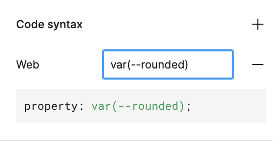 Adjusting the name of a Figma variable