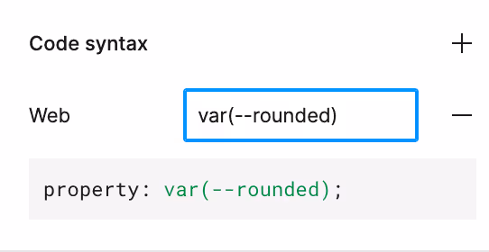 Adjusting the name of a Figma variable